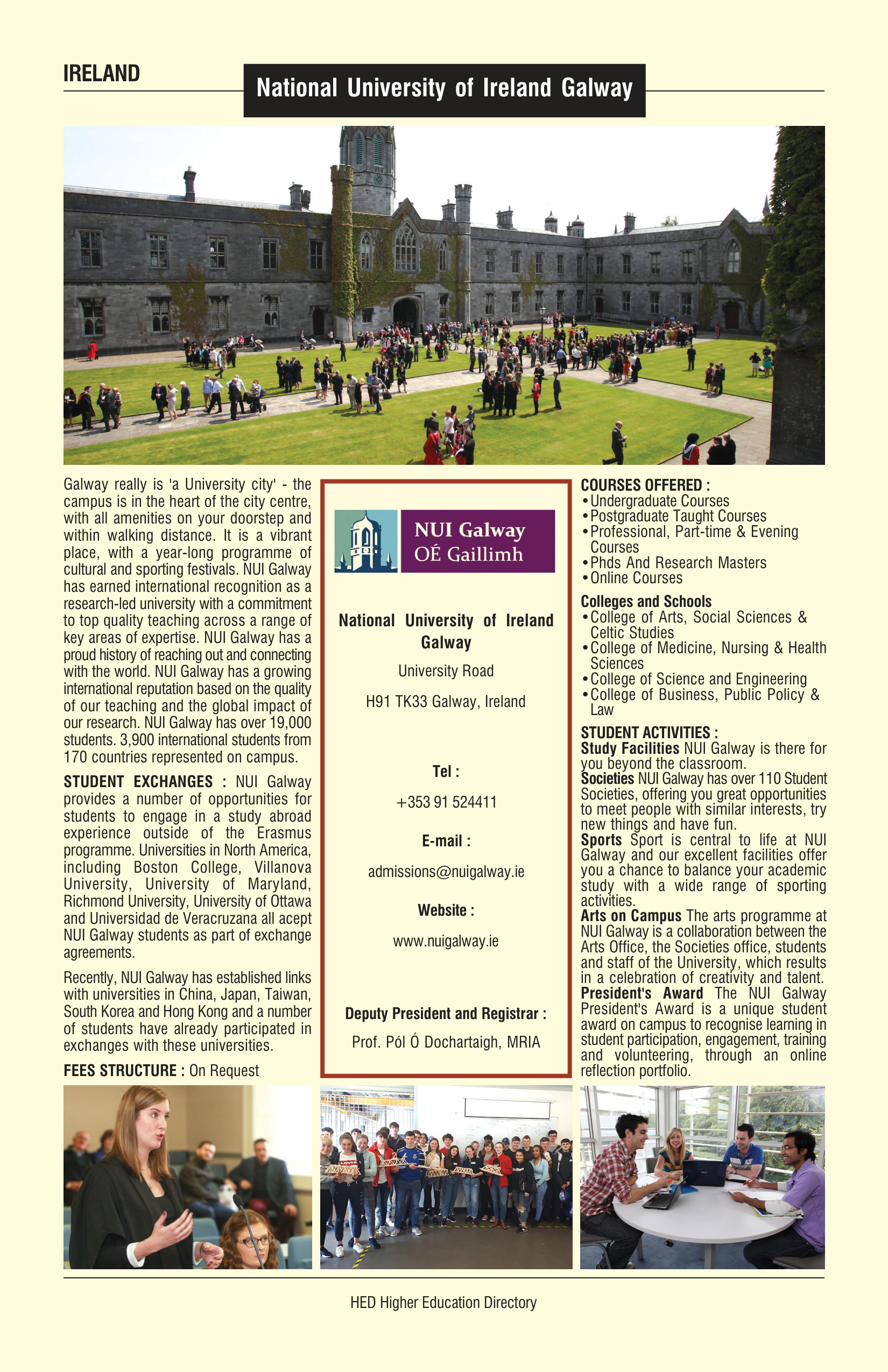 Higher Education Directory | HED