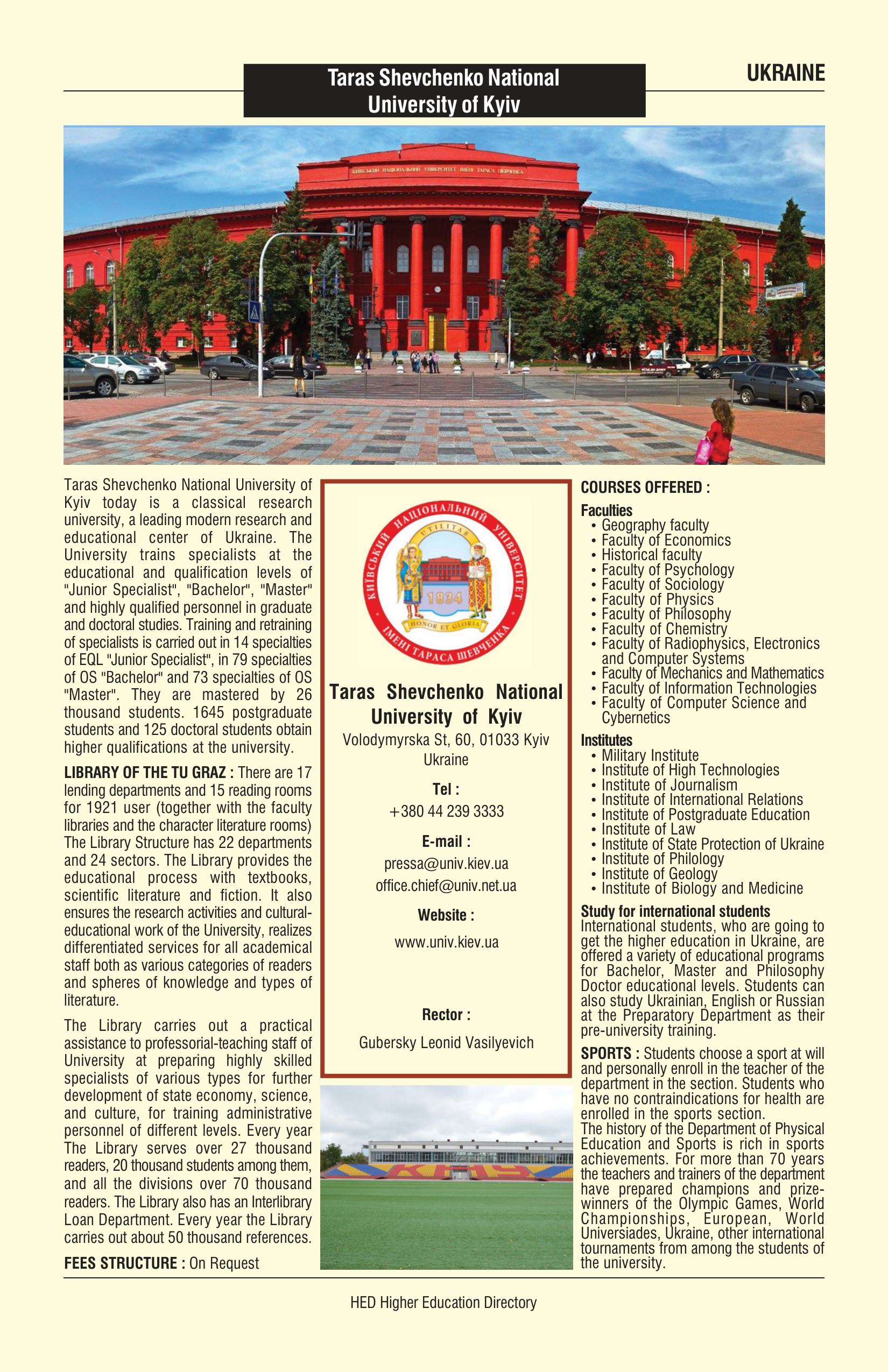 Higher Education Directory | HED